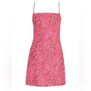 RHODE Jackie Mini Dress in Pink